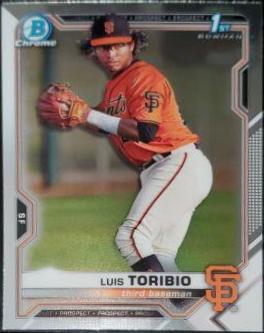 Luis Toribio #BCP-228 Baseball Cards 2021 Bowman Chrome Prospects