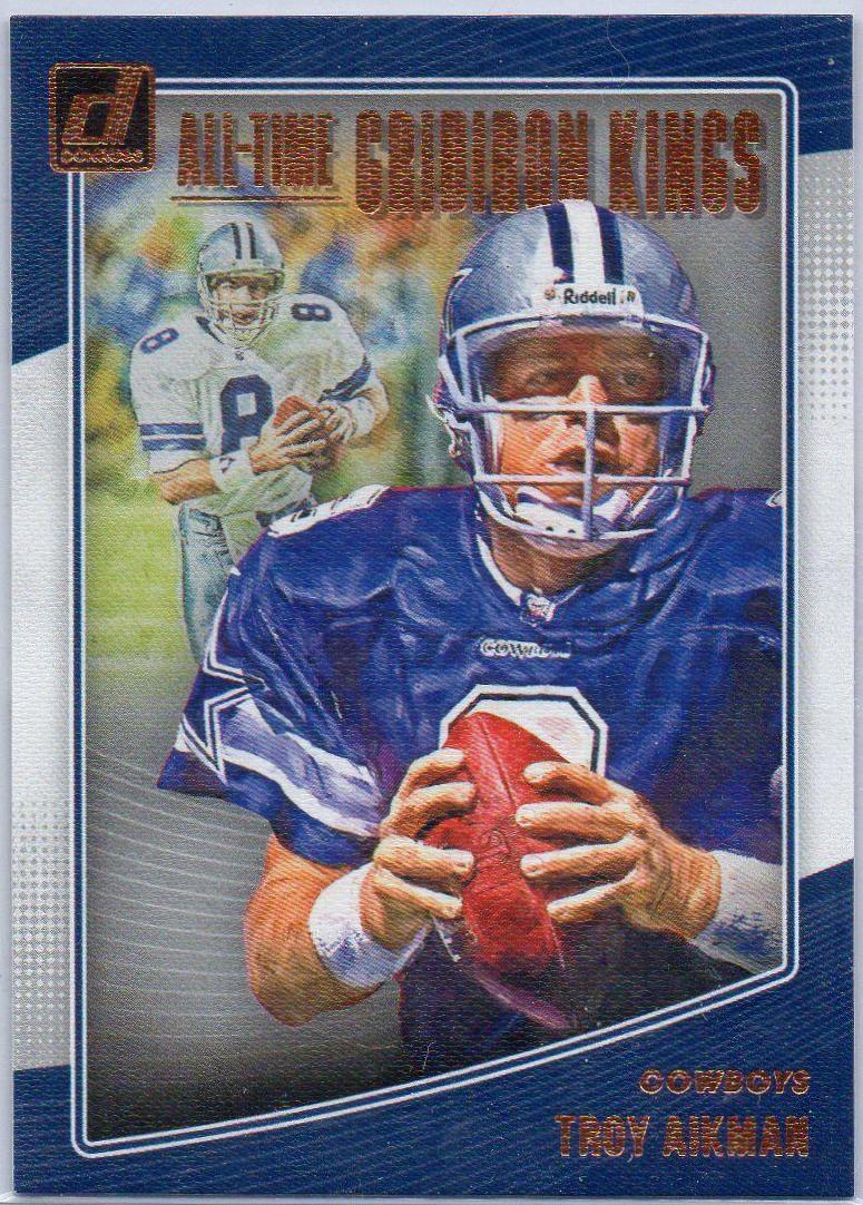 Troy Aikman Football Cards 2018 Donruss All-Time Gridiron Kings