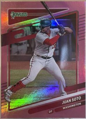 Juan Soto #195 2021 Panini Donruss Baseball