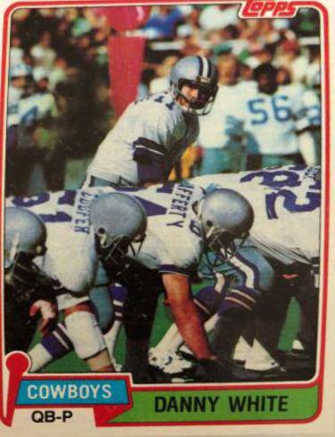 Danny White #300 Football Cards 1981 Topps