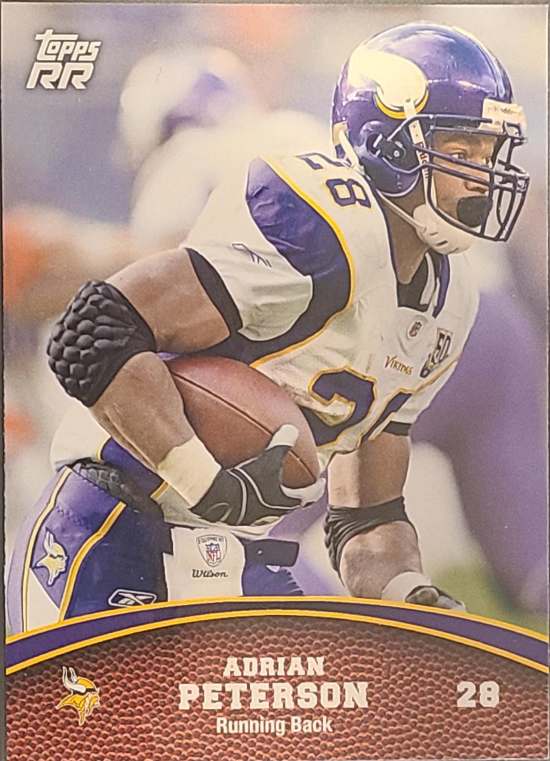 Adrian Peterson #30 Football Cards 2011 Topps Rising Rookies
