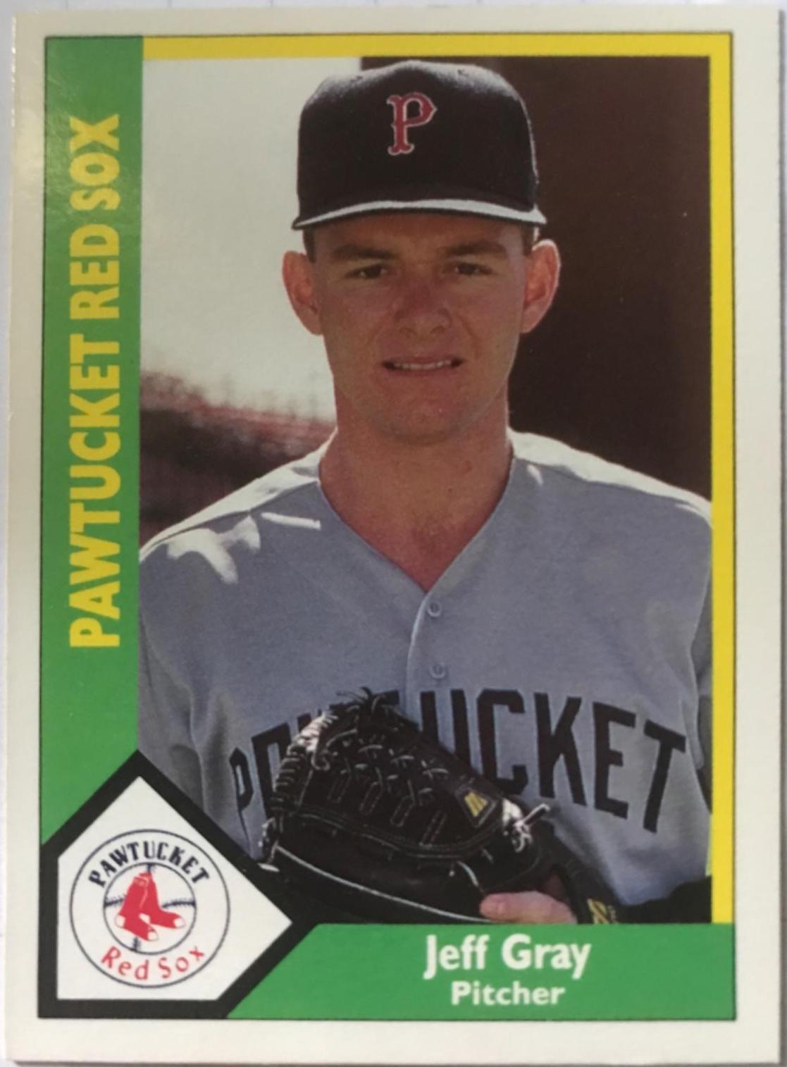 Jeff Gray #25 Baseball Cards 1990 CMC Pawtucket Red Sox