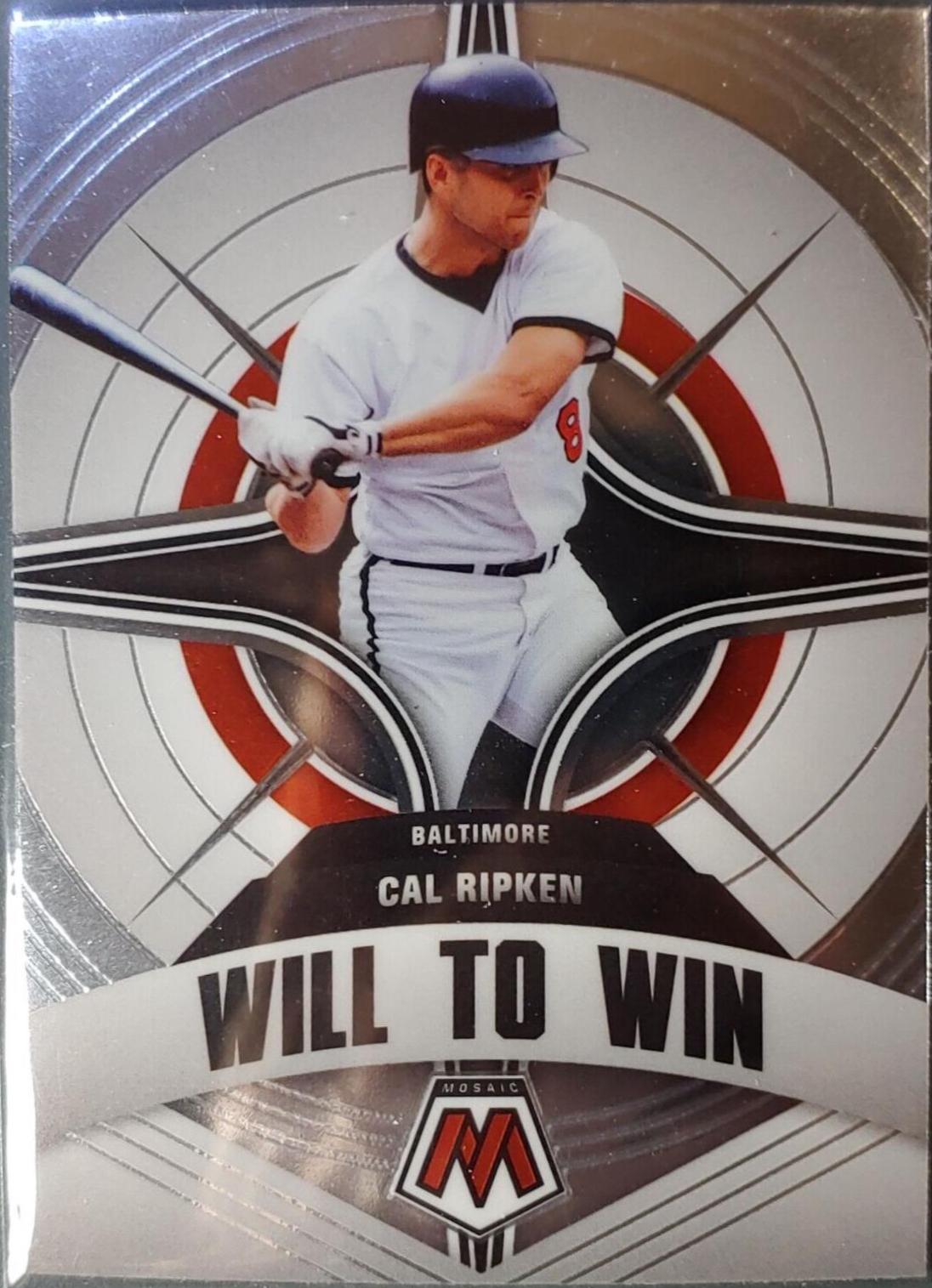 Cal Ripken #WW-12 Baseball Cards 2022 Panini Mosaic Will to Win