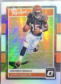 John Ross III #6 Football Cards 2017 Panini Donruss Optic the Rookies