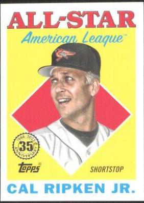 Cal Ripken Jr. #88AS-7 Baseball Cards 2023 Topps 1988 All Star