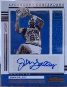 John Salley #LC-JSL 2021 Panini Contenders Legendary Autographs Basketball