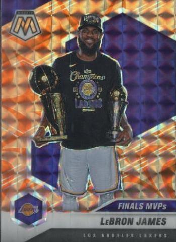 LeBron James [Reactive Orange] #297 Prices | 2020 Panini Mosaic