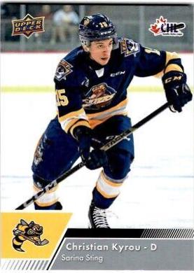 Christian Kyrou #7 Hockey Cards 2022 Upper Deck CHL
