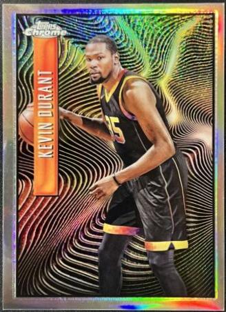 Kevin Durant #EXP-18 Basketball Cards 2023 Topps Chrome Expose