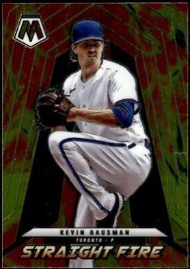 Kevin Gausman #SF-8 Baseball Cards 2022 Panini Mosaic Straight Fire