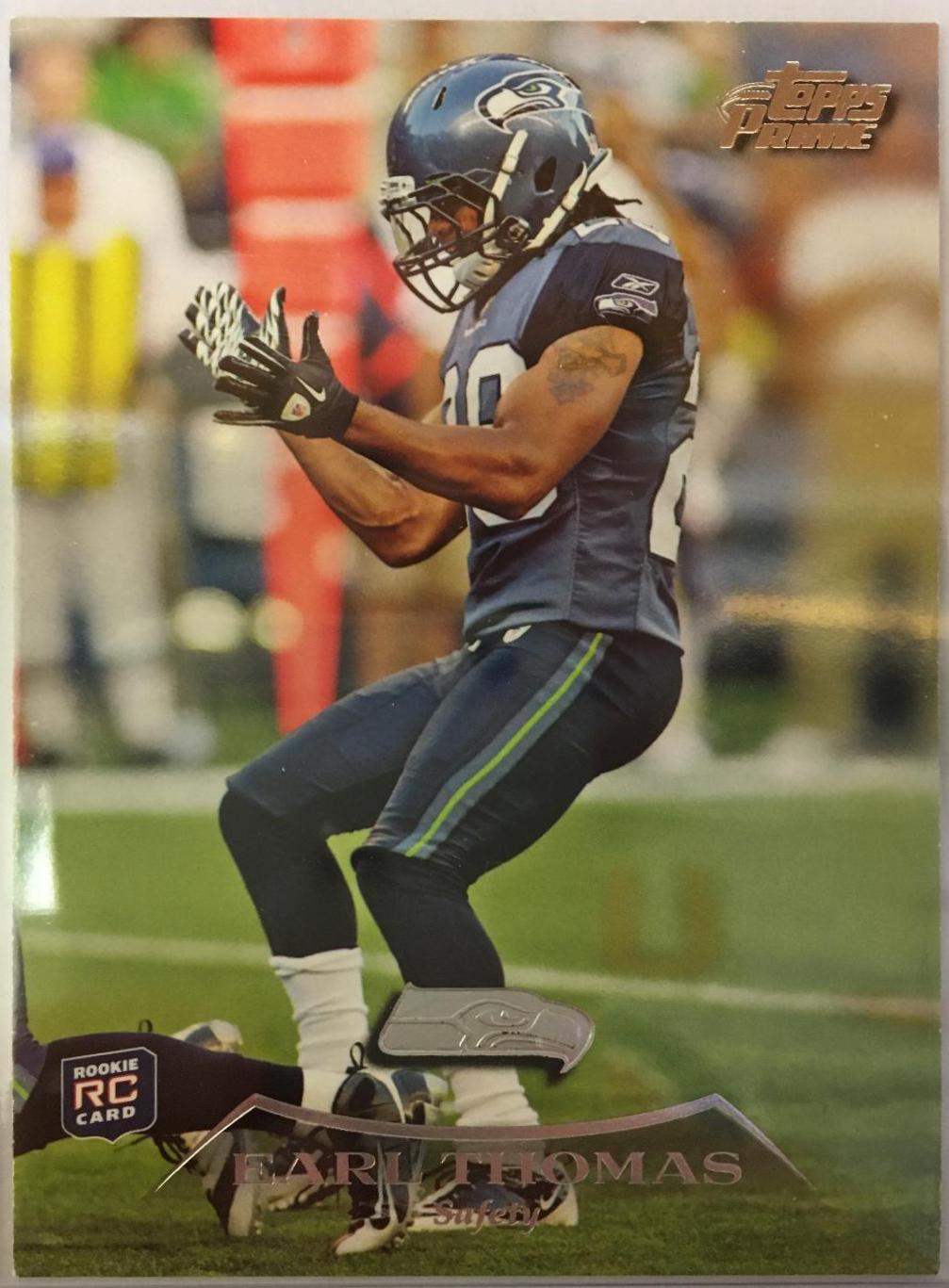 Earl Thomas #55 Football Cards 2010 Topps Prime