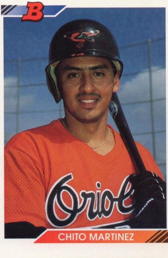 Chito Martinez #19 Baseball Cards 1992 Bowman