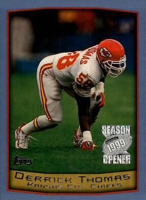 Derrick Thomas #31 Football Cards 1999 Topps Season Opener