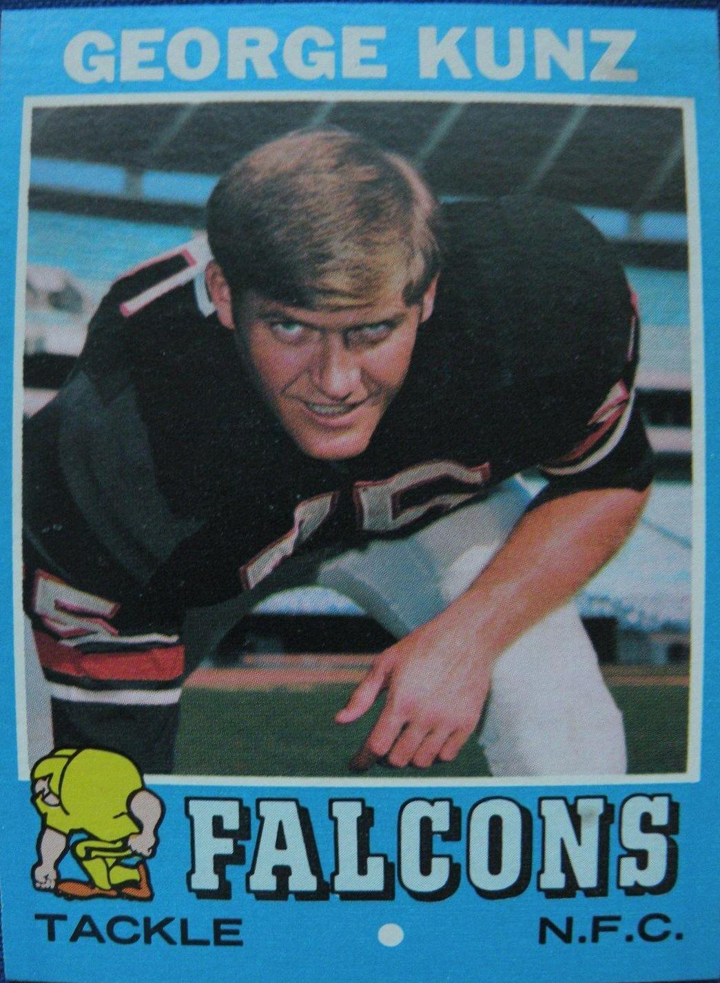 George Kunz #109 Football Cards 1971 Topps