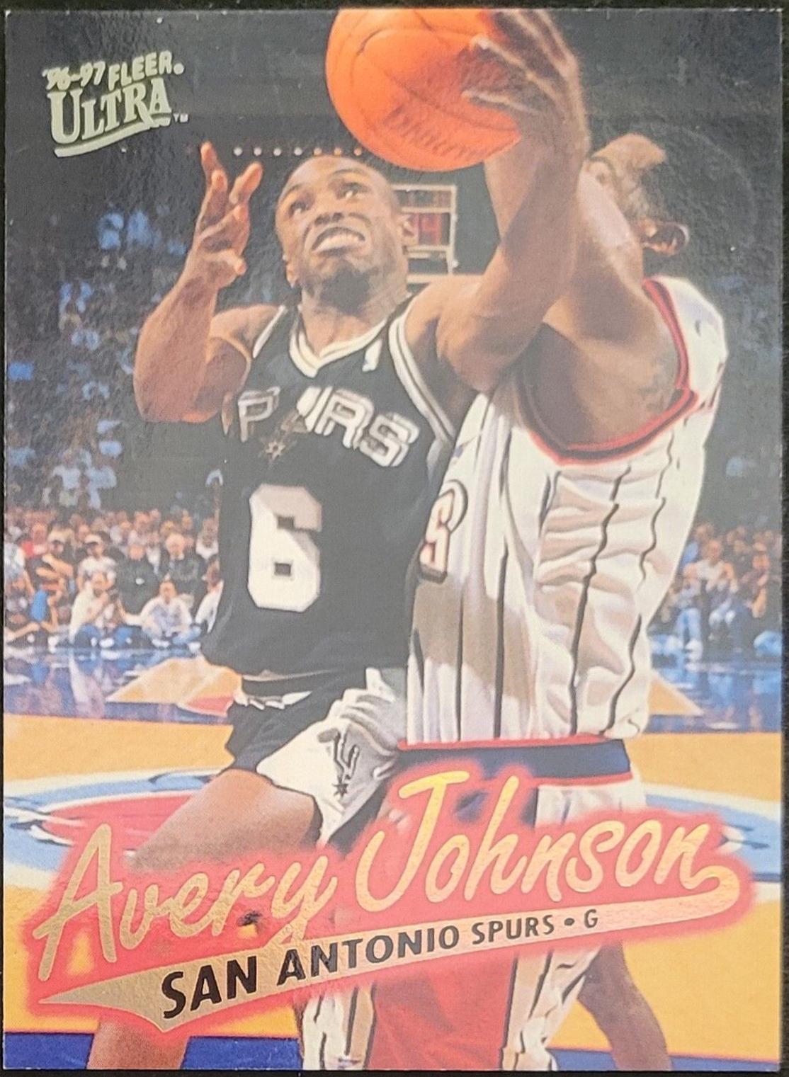 Avery Johnson #G100 Basketball Cards 1996 Ultra Gold Medallion
