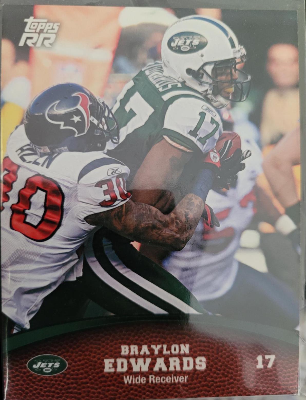 Braylon Edwards #54 Football Cards 2011 Topps Rising Rookies