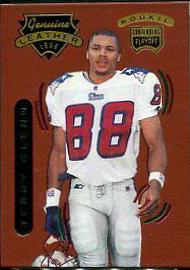 Terry Glenn #83 1996 Playoff Contenders Leather Football