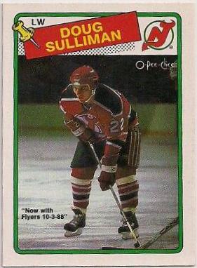 Doug Sulliman #172 1988 O Pee Chee Hockey