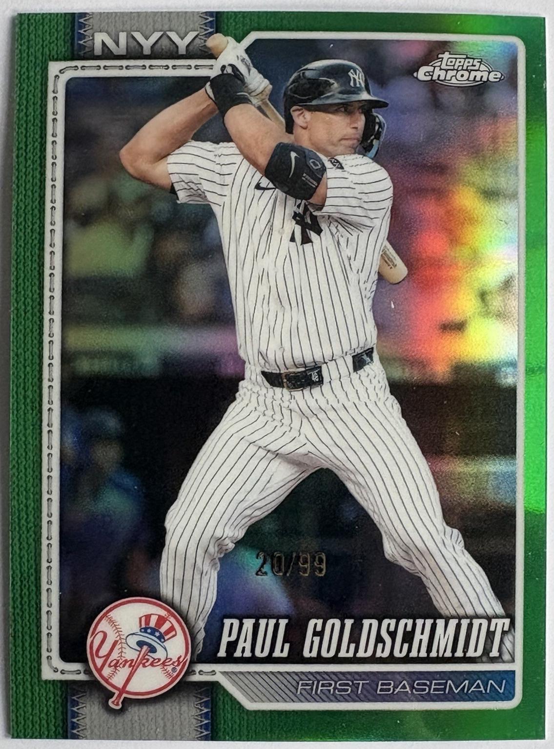 Paul Goldschmidt [Green Refractor] (2026 Topps Chrome)