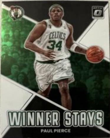 Paul Pierce #20 2022 Panini Donruss Optic Winner Stays Basketball