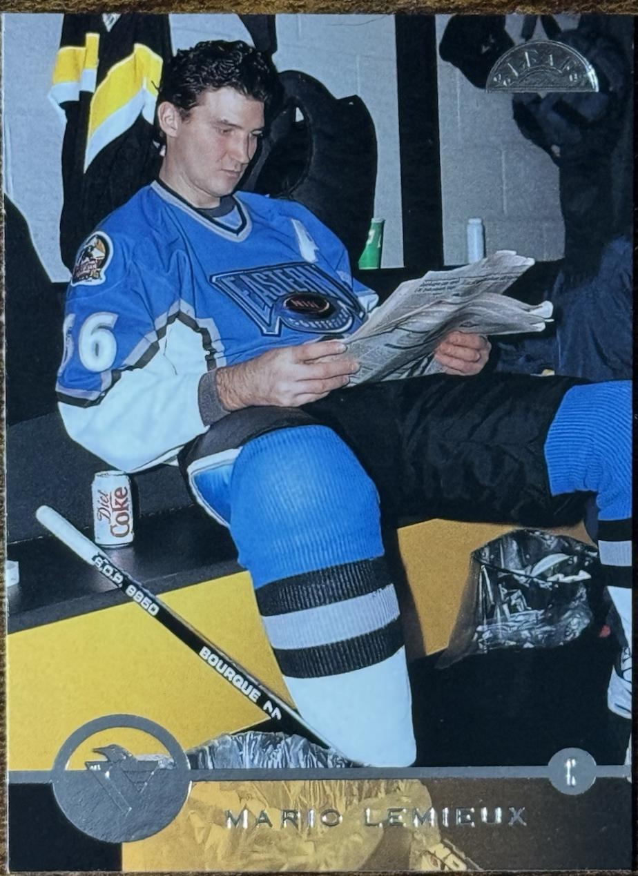 Mario Lemieux #84 1996-97 Leaf Hockey