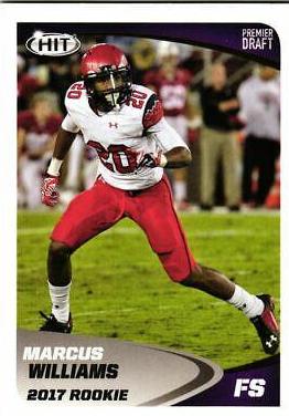 Marcus Williams #104 2017 Sage Hit Premier Draft Football