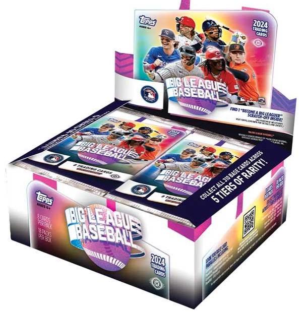 Hobby Box Baseball Cards 2024 Topps Big League Baseball