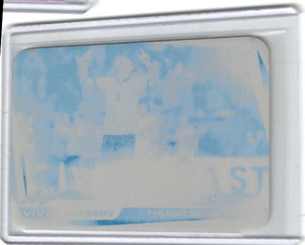 Thiago Silva #VI-TS1 Soccer Cards 2022 Leaf Vivid Imagery