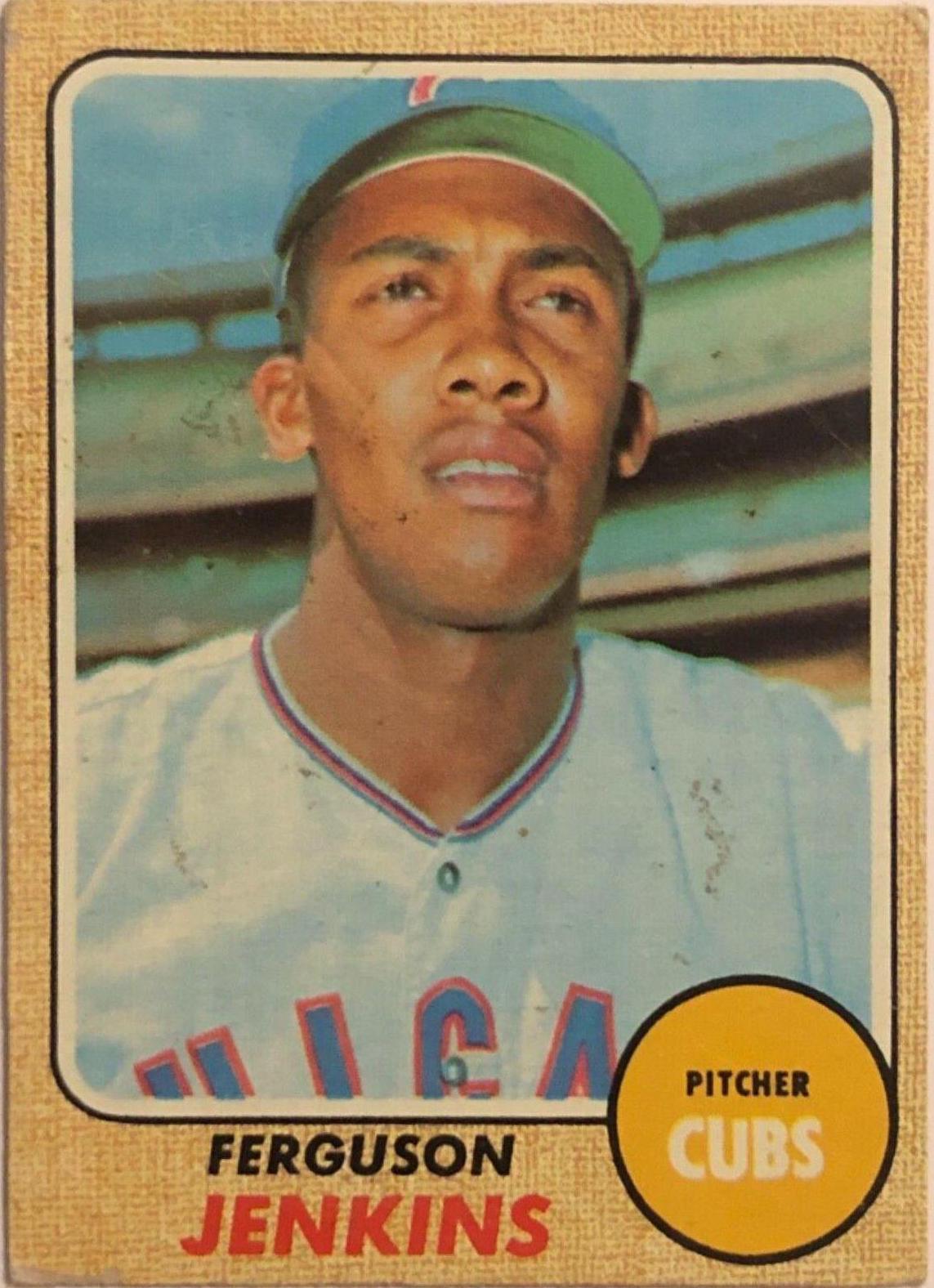 Ferguson Jenkins #410 Baseball Cards 1968 Topps