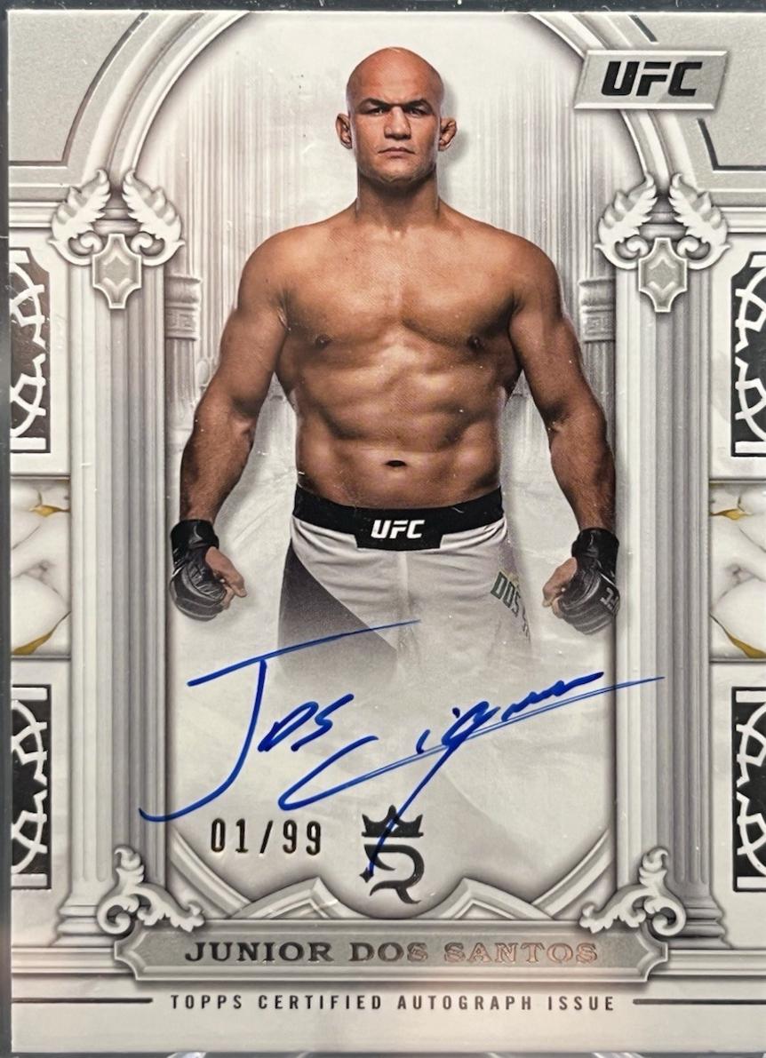Junior Dos Santos #II-JS Ufc Cards 2024 Topps Royalty UFC Imperial Ink