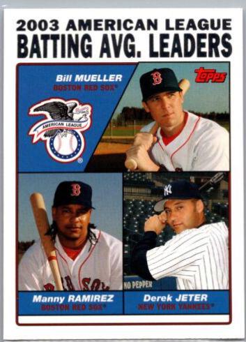 Bill Mueller, Manny Ramirez, Derek Jeter #337