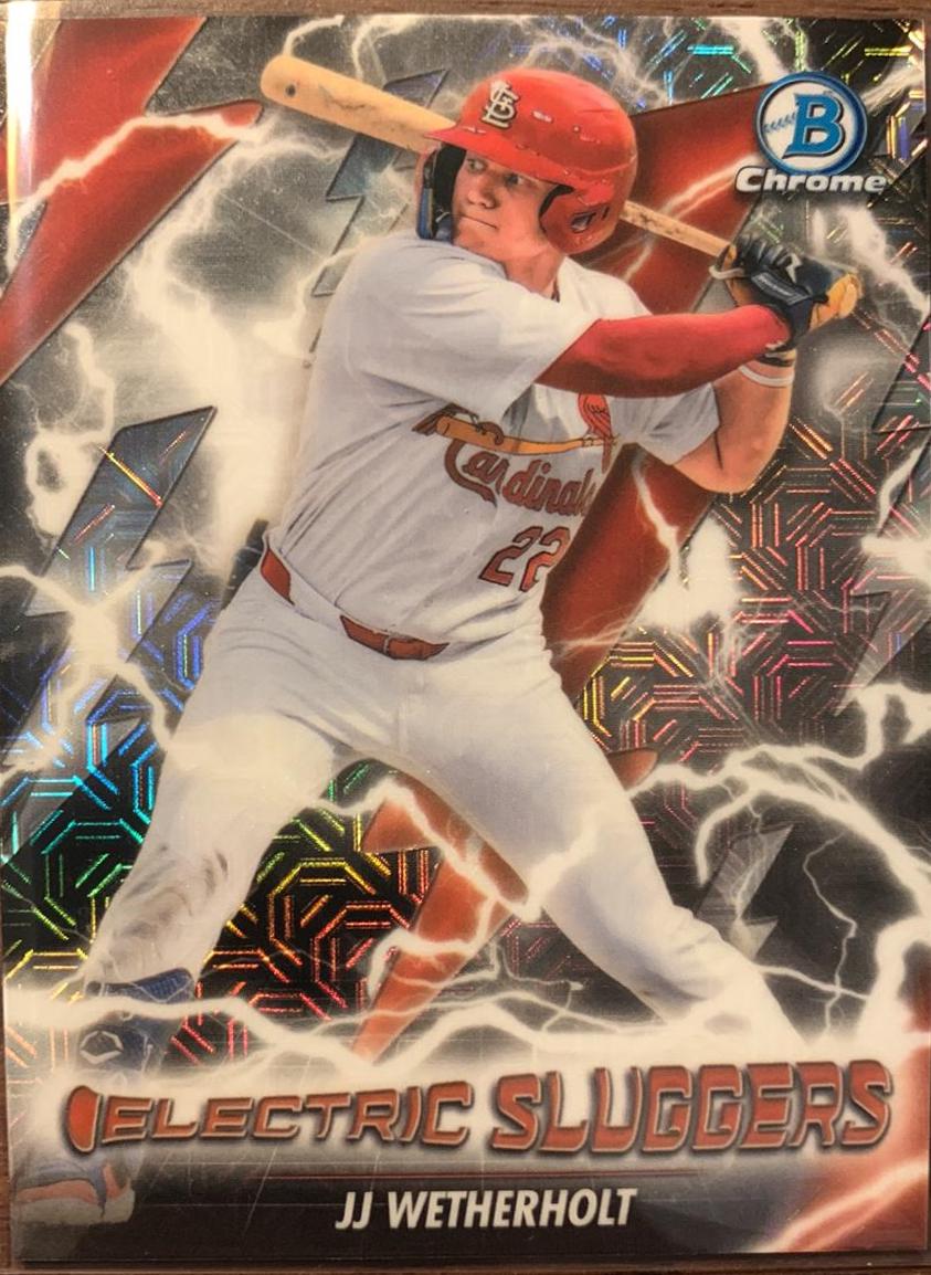 2026 Bowman Electric Sluggers JJ Wetherholt [Mojo] #ES-12 card