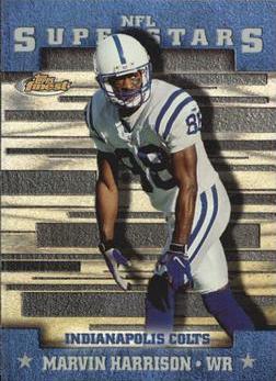 Marvin Harrison #S14 Football Cards 2000 Topps Finest NFL Superstars