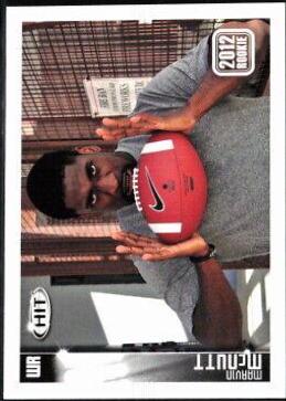 Marvin McNutt #72 Football Cards 2012 Sage Hit