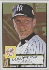 David Cone [Black Back] #15 Baseball Cards 2001 Topps Heritage Prices