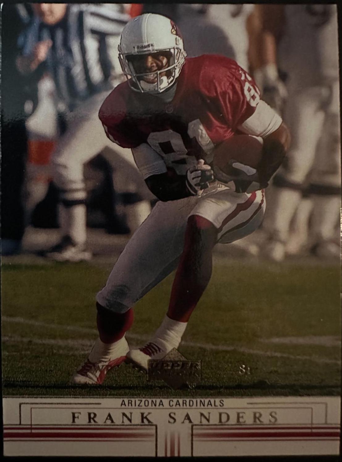 Frank Sanders #4 Football Cards 2001 Upper Deck