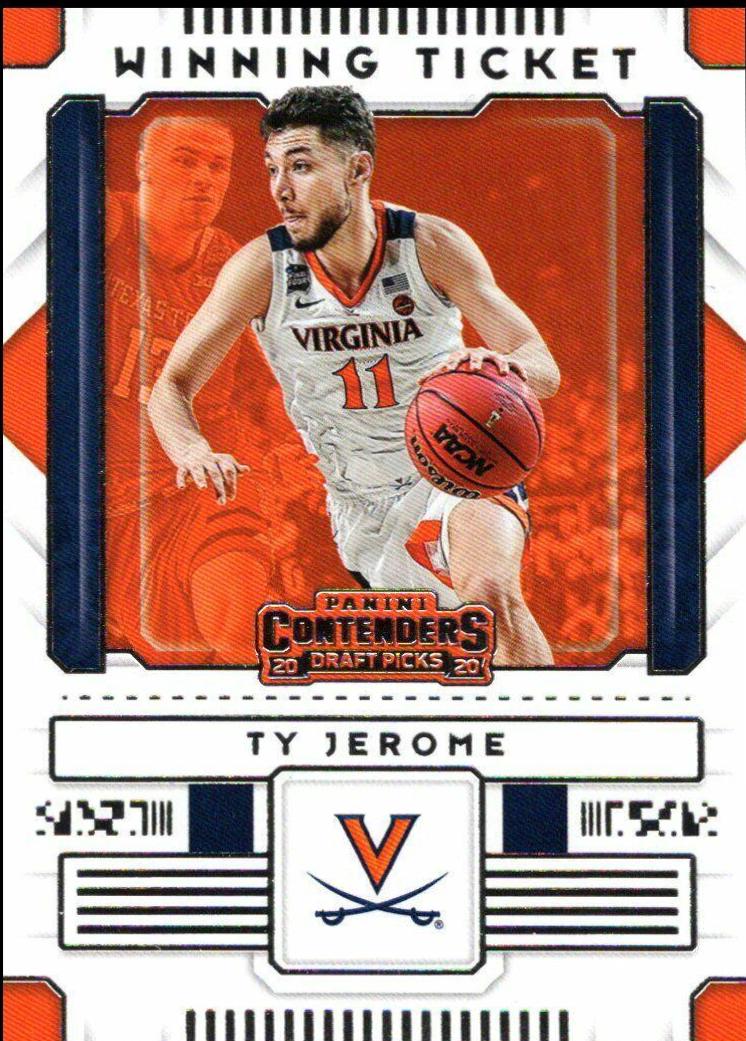 Ty Jerome #3 Basketball Cards 2020 Panini Contenders Draft Picks Winning Tickets