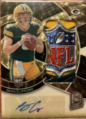 Sean Clifford #10 Football Cards 2023 Panini Spectra Rookie Autograph Gold