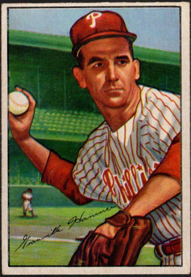Gran Hamner #35 Baseball Cards 1952 Bowman