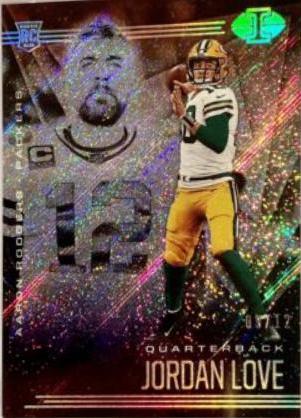 Jordan Love / Aaron Rodgers #8 2020 Panini Illusions Football