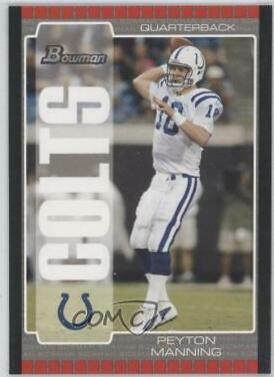 Peyton Manning #1 Football Cards 2005 Bowman