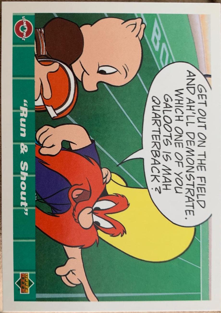 Run & Shout #42 1992 Upper Deck Comic Ball 4 Football