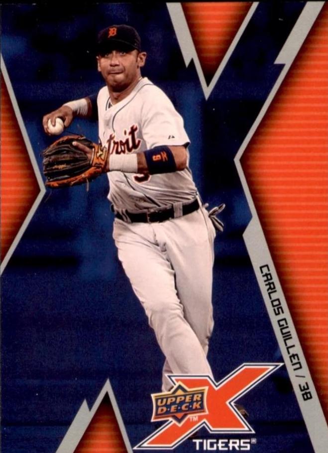 Carlos Guillen #34 Baseball Cards 2009 Upper Deck X