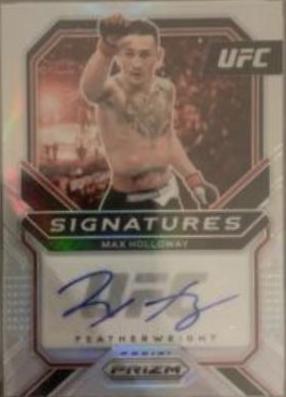 Max Holloway #SG-MXH Ufc Cards 2021 Panini Prizm UFC Signatures