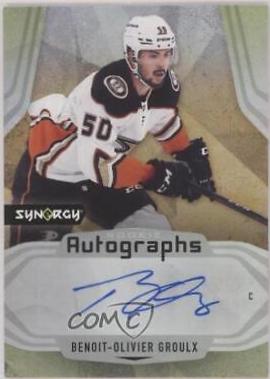 Benoit Olivier Groulx #AR-BG Hockey Cards 2021 Upper Deck Synergy Autograph Rookies