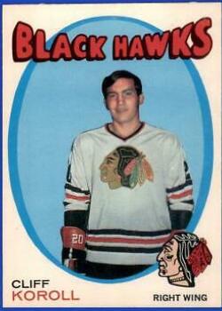 Cliff Koroll #209 Hockey Cards 1971 O-Pee-Chee