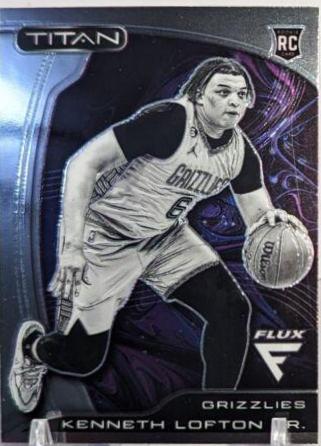 Kenneth Lofton Jr. #7 Basketball Cards 2022 Panini Flux Titan