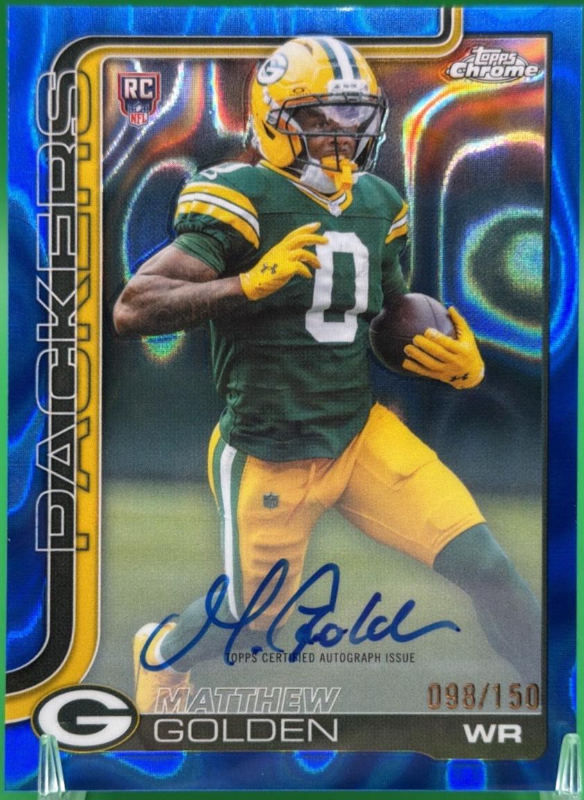 Matthew Golden [Blue Lava Refractor] #RA-MGO