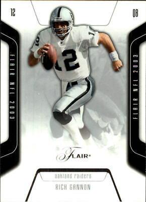 Rich Gannon #13 Football Cards 2003 Flair