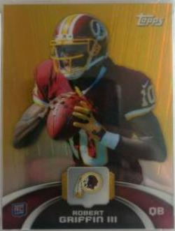 Robert Griffin III #RG Football Cards 2012 Topps Holiday Mega Football